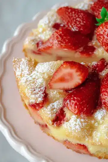 French Strawberry Cake
