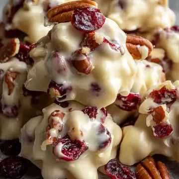 White Chocolate Cranberry Pecan Clusters