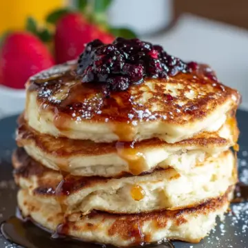Fluffy Ricotta Pancakes