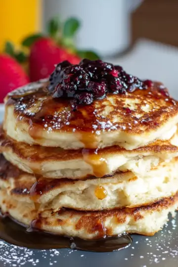 Fluffy Ricotta Pancakes