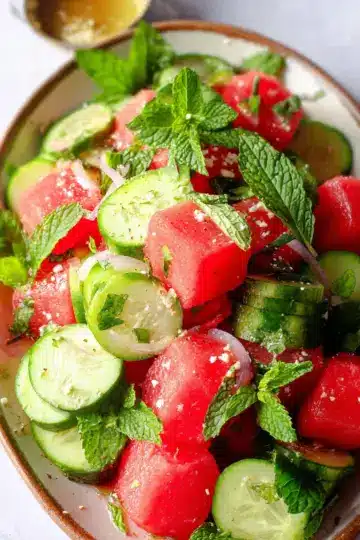 Cucumber Watermelon Salad