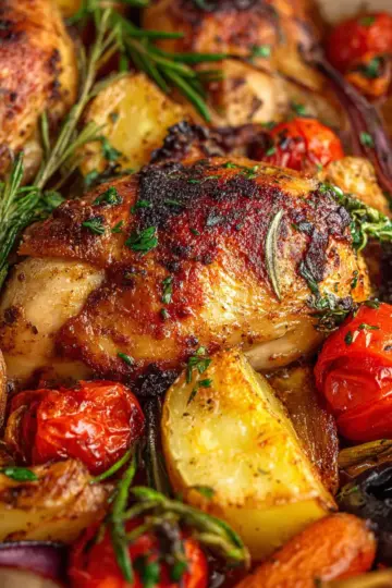 Roasted Chicken And Vegetables