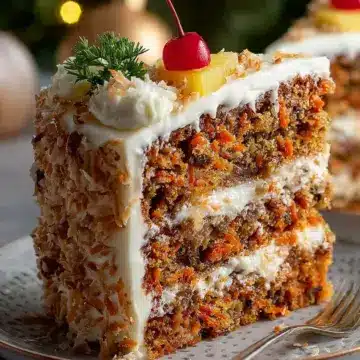 Christmas Hawaiian Carrot Pineapple Cake