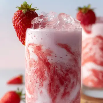 Homemade Korean Strawberry Milk