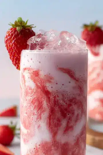 Homemade Korean Strawberry Milk