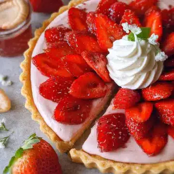 Whipped Strawberry Tart