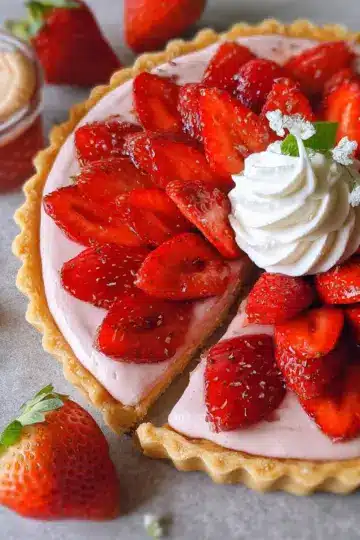 Whipped Strawberry Tart