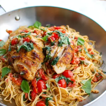 Bruschetta Chicken Pasta