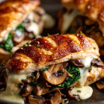 Mushroom-Stuffed Chicken Breast