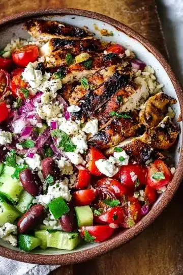 Greek Chicken Bowls