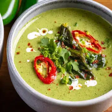 Roasted Poblano Soup