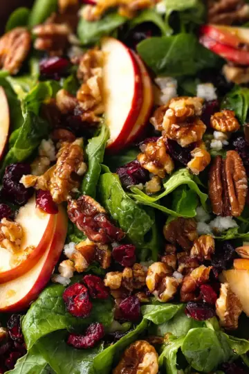Apple Cranberry Walnut Salad