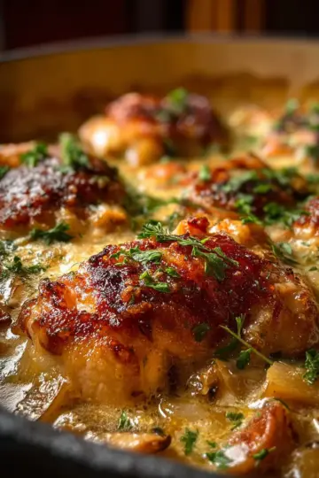 French Chicken Casserole à la Normande: A Comforting Classic with Creamy Cider Sauce