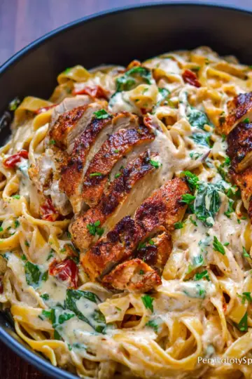 Creamy Garlic Parmesan Chicken Pasta Recipe