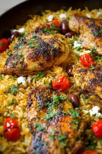 Mediterranean Chicken and Rice