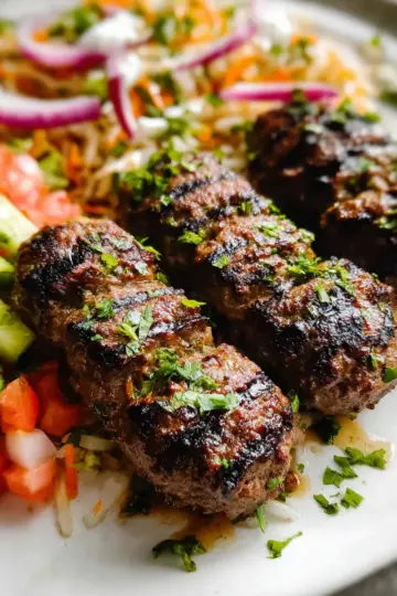 Beef Kafta Kebabs