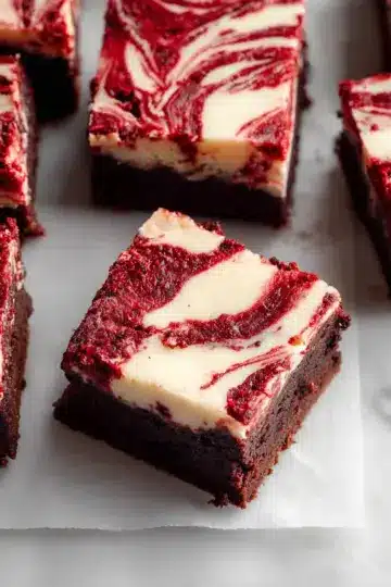 Red Velvet Cheesecake Brownies