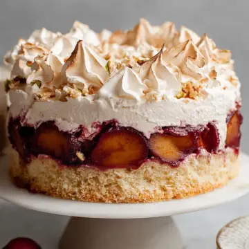 Ottolenghi's Louise Cake With Plum And Coconut