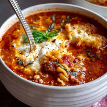 Lasagna Soup