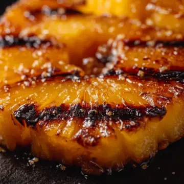 Grilled Pineapple with Brown Sugar and Sea Salt