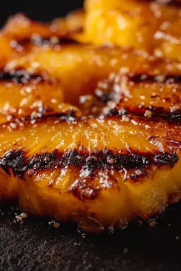 Grilled Pineapple with Brown Sugar and Sea Salt