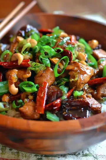 Crock Pot Kung Pao Chicken