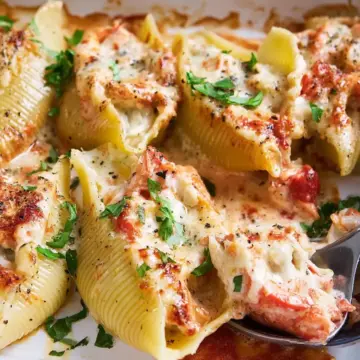 Creamy Seafood-Stuffed Shells Recipe