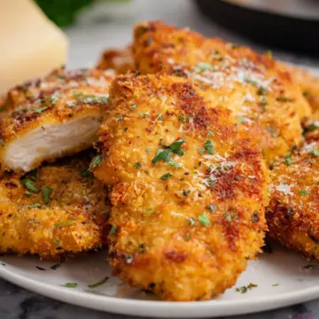 Air Fryer Parmesan Crusted Chicken