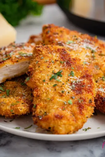 Air Fryer Parmesan Crusted Chicken