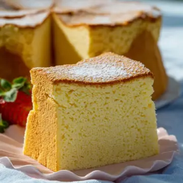 Japanese cotton sponge cake