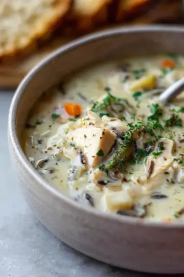 Creamy Chicken and Wild Rice Soup