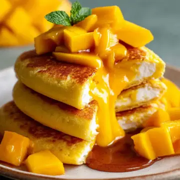 Mango pancakes