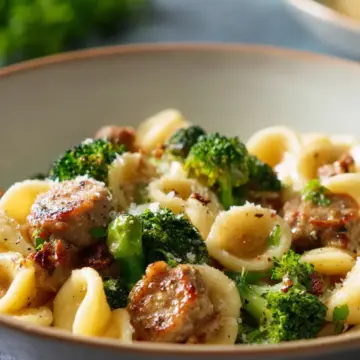 Orecchiette with Sausage and Broccoli
