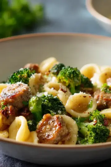 Orecchiette with Sausage and Broccoli