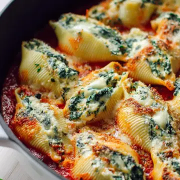 Spinach and Ricotta Stuffed Shells