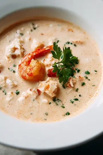 Creamy Shrimp and Crab Bisque
