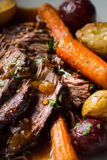 The Easiest Slow Cooker Pot Roast