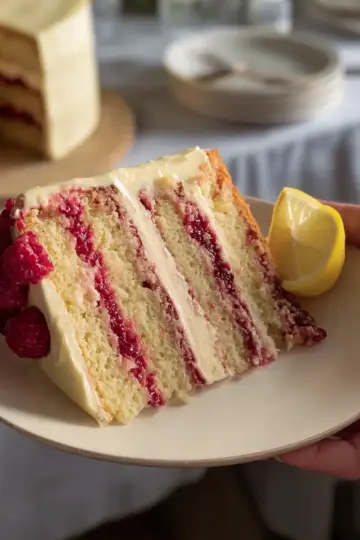 Lemon Raspberry Cake