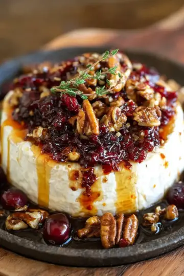 Cranberry Pecan Baked Brie