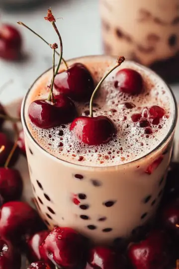Cherry Earl Grey Milk Tea