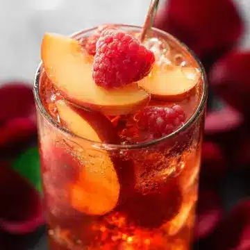 Bellini Peach Raspberry Iced Tea