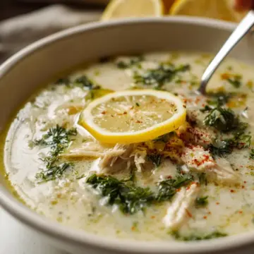 Greek Lemon Chicken Soup (Avgolemono Soup)