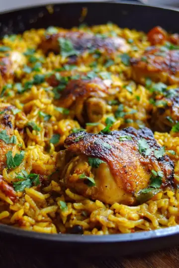 Moroccan Chicken & Rice