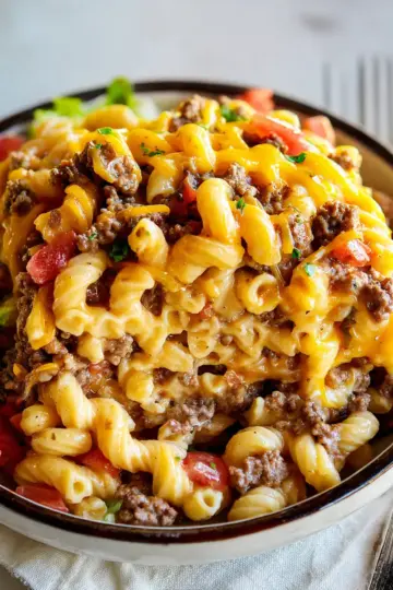 Cheeseburger Pasta