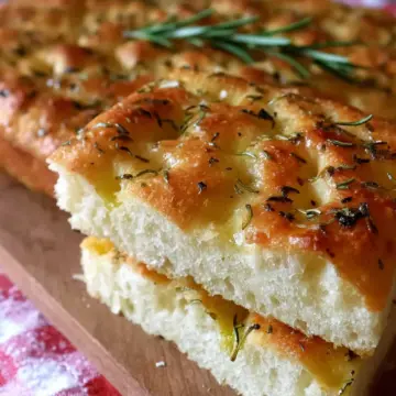 No Knead Focaccia Bread