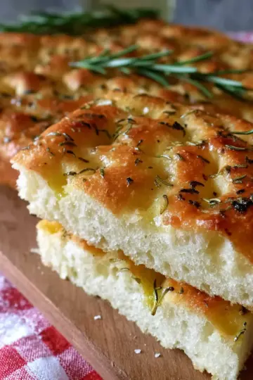 No Knead Focaccia Bread