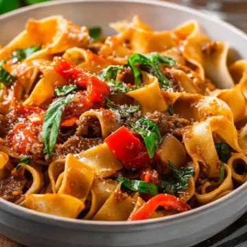 Italian Drunken Noodles