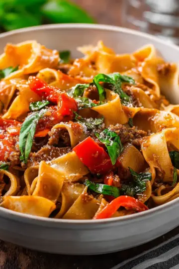 Italian Drunken Noodles